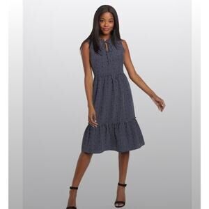 Draper James Navy Midi Dress